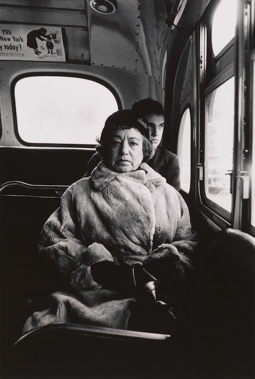 3. Lady on a bus, N.Y.C. 1957